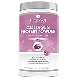 LINEAVI Kollagen Proteinpulver 400g, 100% Kollagen Hydrolysat, für Bindegewebe, Gelenke und Muskeln, frei von Hormonen...