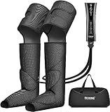 FIT KING Beinmassagegeräte, Kompressionsstiefel für Unruhige Beine Oberschenkel Füße Lymphdrainage Gerät Hilft,...