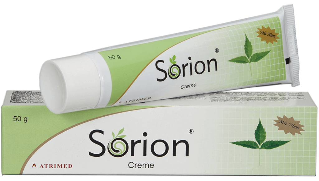 Natürliche Inhaltsstoffe milde, schonende Ekzemcreme von Sorion