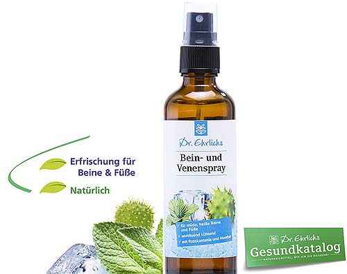 Dr. Ehrlich Beinspray gegen müde Beine nach dem Sport Dr. Ehrlich Beinspray