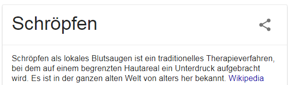 Das Schröpfen erklärt